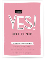 Now Let's Party Engagement Party Invitations