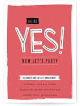 Now Let's Party Engagement Party Invitations