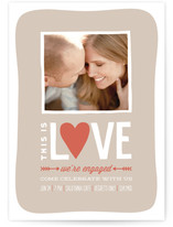 This is Love Engagement Party Invitations