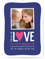 This is Love Engagement Party Invitations