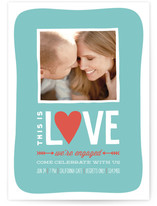 This is Love Engagement Party Invitations