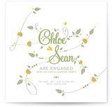 Garden Engagement Engagement Party Invitations