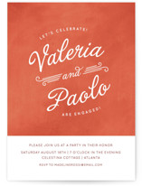 Gelato Engagement Party Invitations