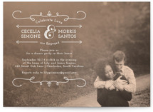 Kiss Me Engagement Party Invitations