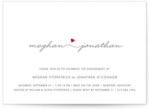 Love Connection Engagement Party Invitations