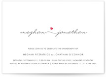 Love Connection Engagement Party Invitations