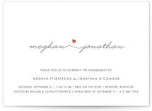Love Connection Engagement Party Invitations
