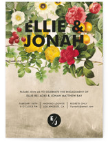 Flora Engagement Party Invitations