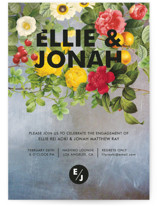 Flora Engagement Party Invitations
