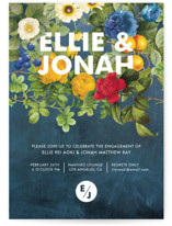 Flora Engagement Party Invitations