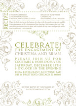 Recipe Engagement Party Invitations