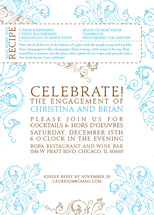 Recipe Engagement Party Invitations