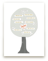 Paper Tree Carving Art Prints