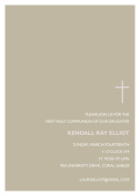 Bisect First Holy Communion Invitations