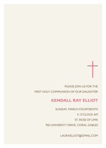 Bisect First Holy Communion Invitations