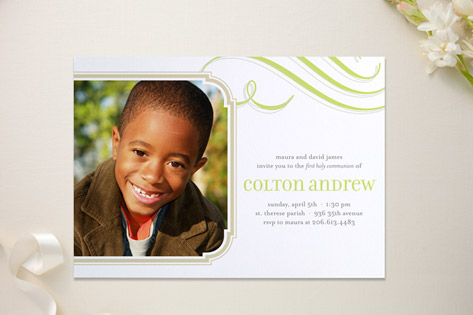 Cloud Nine First Holy Communion Invitations