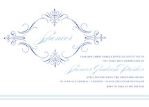 French Vintage First Holy Communion Invitations