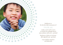 Joyful Bursts First Holy Communion Invitations