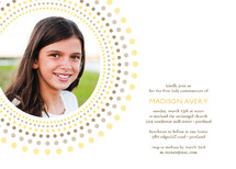 Joyful Bursts First Holy Communion Invitations