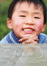 Sweet Scallop First Holy Communion Invitations