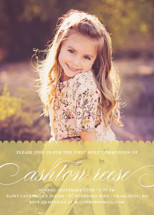Sweet Scallop First Holy Communion Invitations