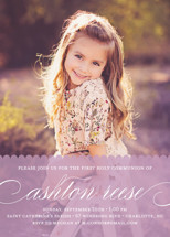 Sweet Scallop First Holy Communion Invitations