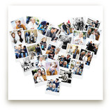Collage Heart Art Prints