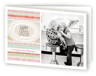 Painted Stripe Easter Greeting Cards