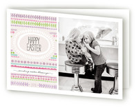 Painted Stripe Easter Greeting Cards