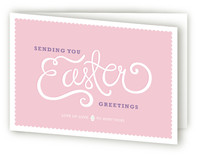 Script + Scallops Easter Greeting Cards