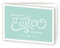Script + Scallops Easter Greeting Cards