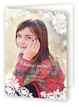 Floral Lace Easter Greeting Cards