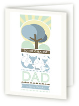 Woodland Fox Father's Day Greeting Cards
