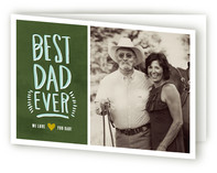 Painted Best Dad Father's Day Greeting Cards