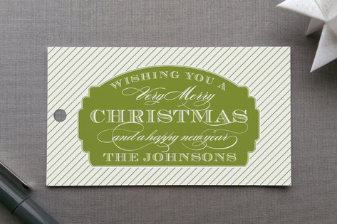 Merry Label Gift Tags