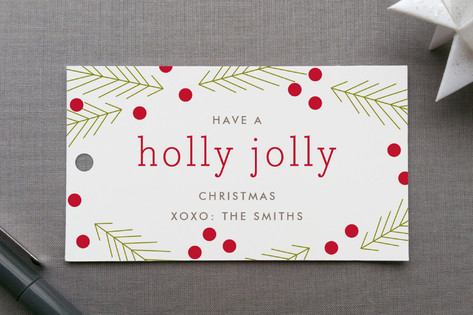 Holly Jolly Gift Tags