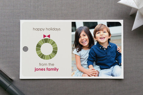 Christmas Wreath Gift Tags