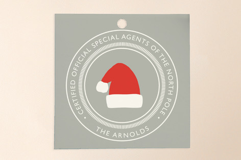 North Pole Certified Gift Tags