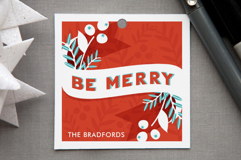 Be Merry Berries Gift Tags