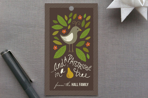 In a Pear Tree Gift Tags