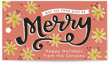 Merry Snowflakes Gift Tags