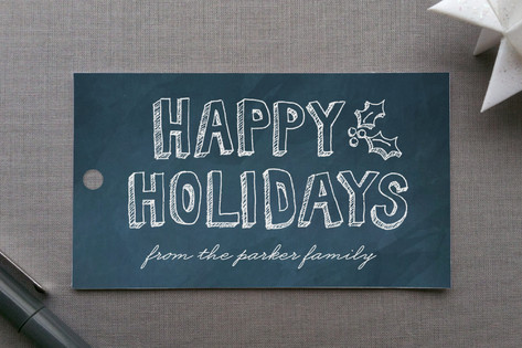 Hand Drawn Holiday Gift Tags