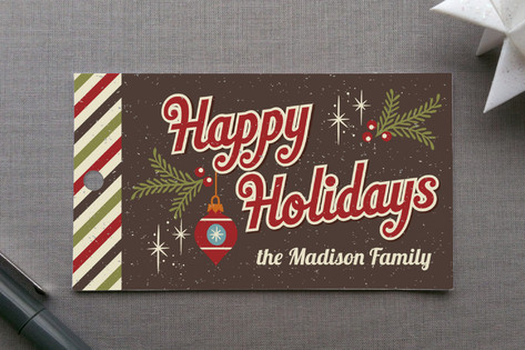 Retro Holiday Gift Tags