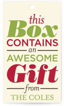 Awesomeness Inside Gift Tags