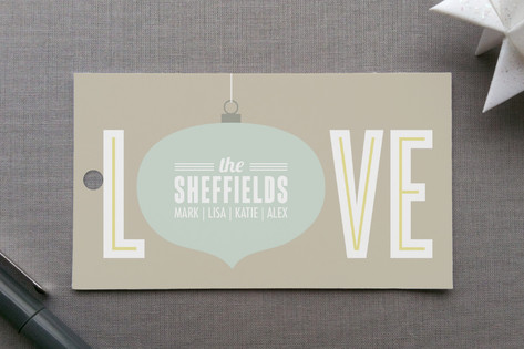 joy and love Gift Tags