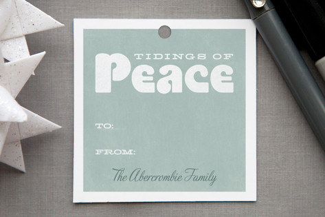Peaceful Tidings Gift Tags
