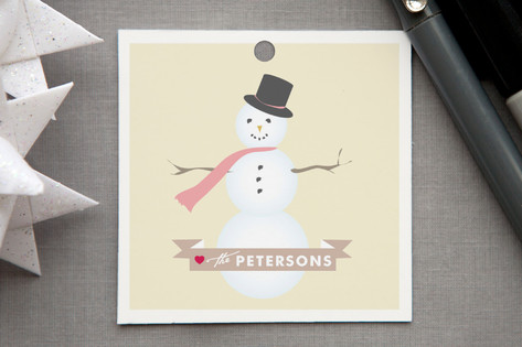 Sweet Snowman Gift Tags