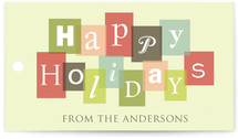 Holiday Letters Gift Tags