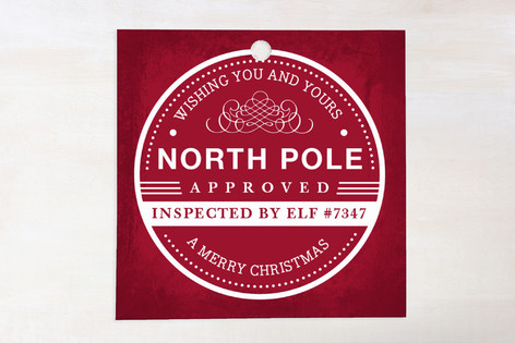 North Pole Approved Gift Tags