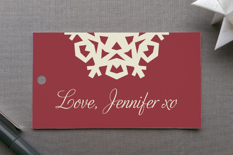 Snowflake Chic Gift Tags